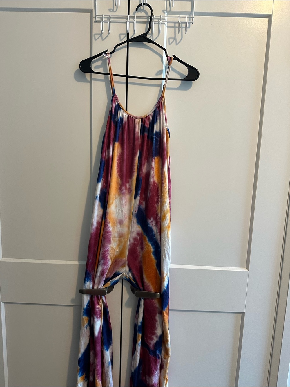 Women Tie-Dye One-Piece Jumpsuit in Multicolor
